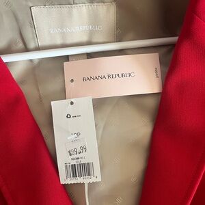 Banana Republic Vibrant Red Jacket